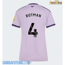 Camisa de time de futebol Newcastle United Sven Botman #4 Replicas 3º Equipamento Feminina 2026-27 Manga Curta